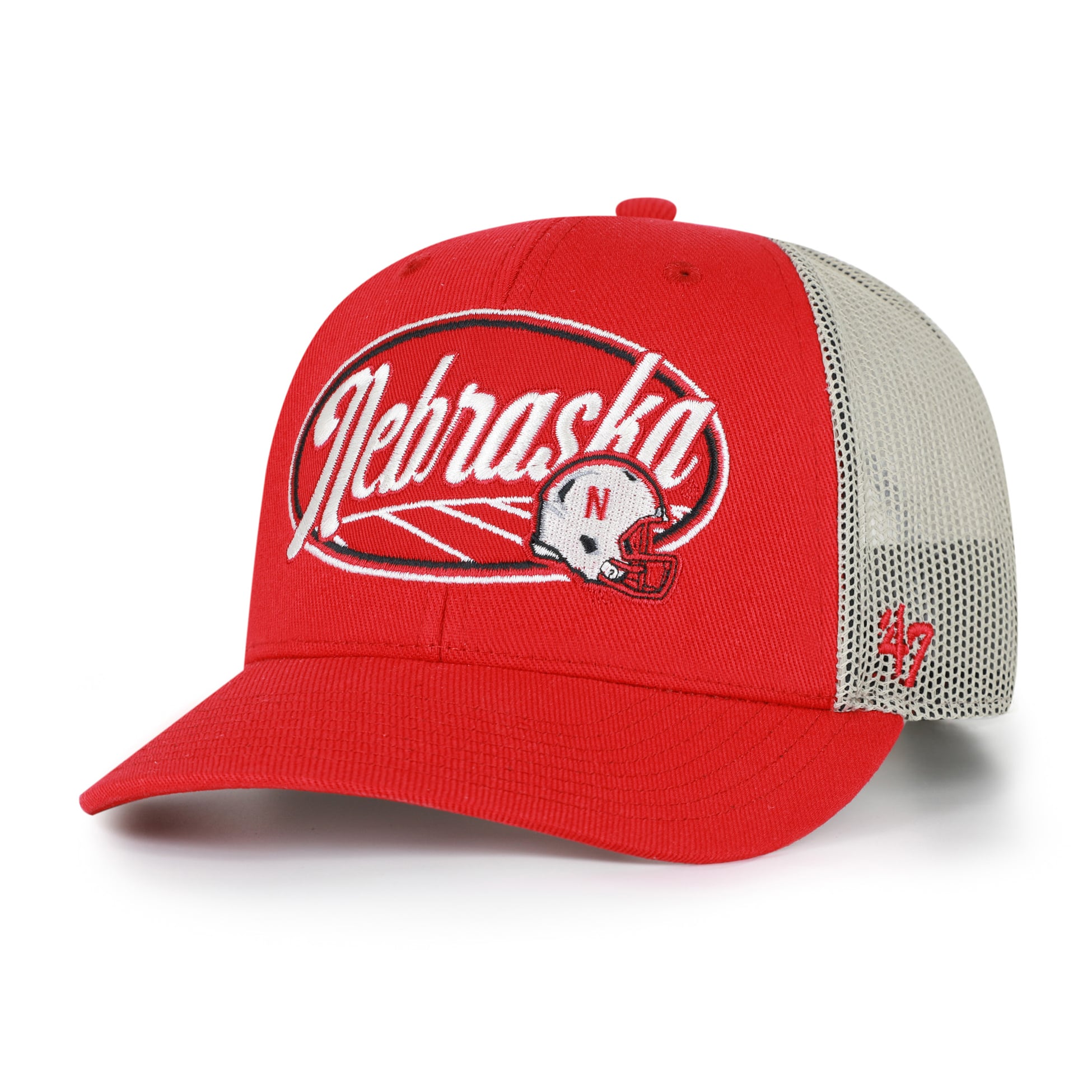 Unisex '47 Scarlet Nebraska Huskers Enfield Adjustable Trucker Hat