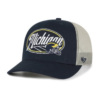 Unisex '47 Navy Michigan Wolverines Enfield Adjustable Trucker Hat