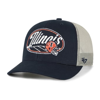 Unisex '47 Navy Illinois Fighting Illini Enfield Adjustable Trucker Hat