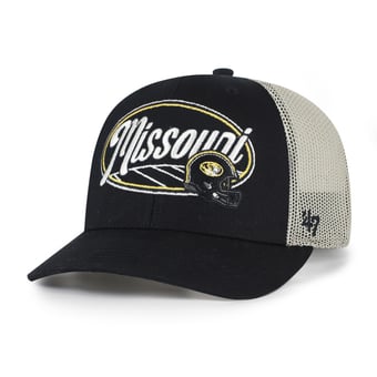 Unisex '47 Black Missouri Tigers Enfield Adjustable Trucker Hat