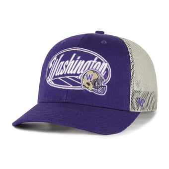Unisex '47 Purple Washington Huskies Enfield Adjustable Trucker Hat