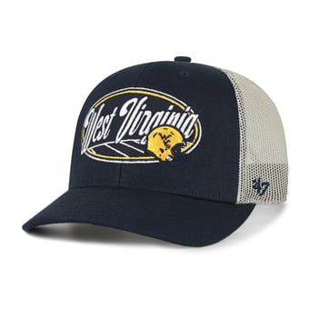 Unisex '47 Navy West Virginia Mountaineers Enfield Adjustable Trucker Hat
