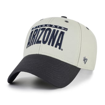 Unisex '47 Gray/Black Arizona Wildcats Half Block Text MVP Adjustable Hat