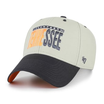 Unisex '47 Gray/Black Tennessee Volunteers Half Block Text MVP Adjustable Hat
