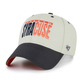 Unisex '47 Gray/Black Syracuse Orange Half Block Text MVP Adjustable Hat