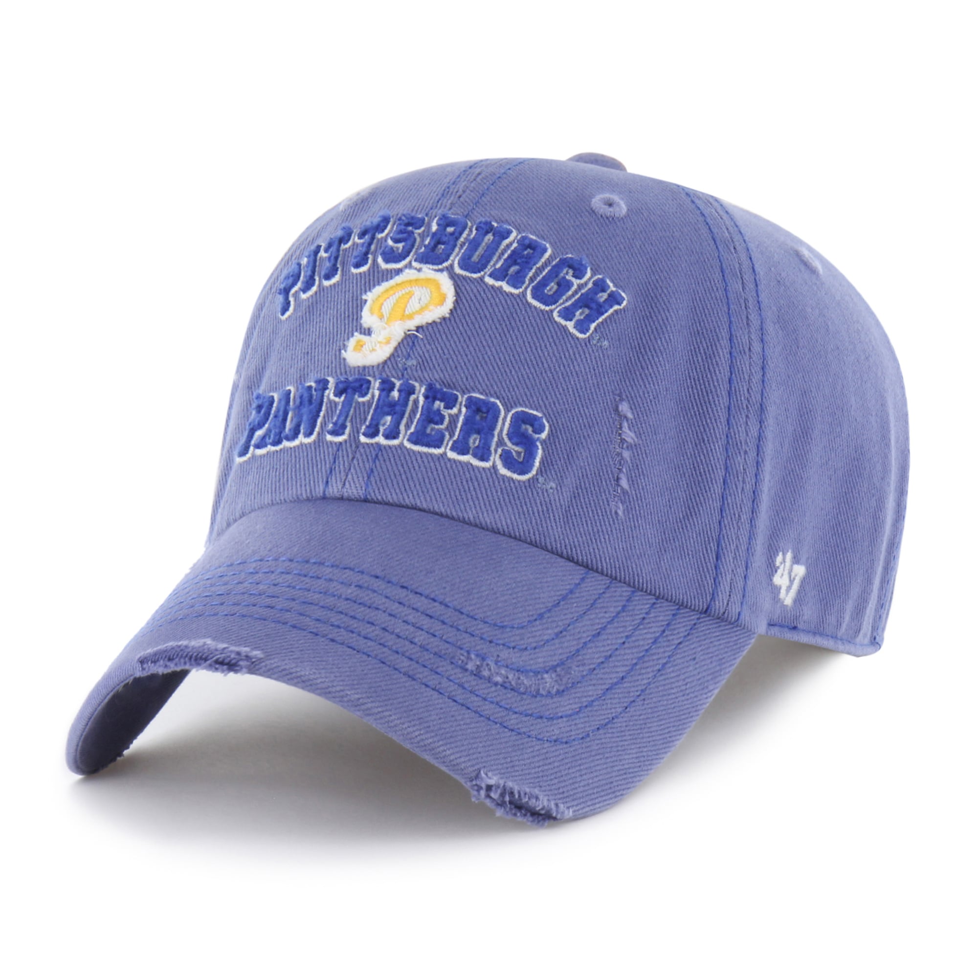 Unisex '47  Royal Pitt Panthers Well-Worn Seymore Clean Up Adjustable Hat