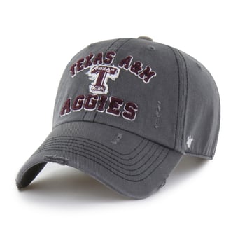Unisex '47  Charcoal Texas A&M Aggies Well-Worn Seymore Clean Up Adjustable Hat