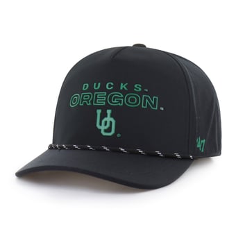 Unisex '47 Black Oregon Ducks brrr° Rope Hitch Adjustable Hat