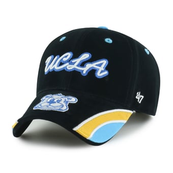 Women's '47 Black UCLA Bruins Velvet Denim Script MVP Adjustable Hat