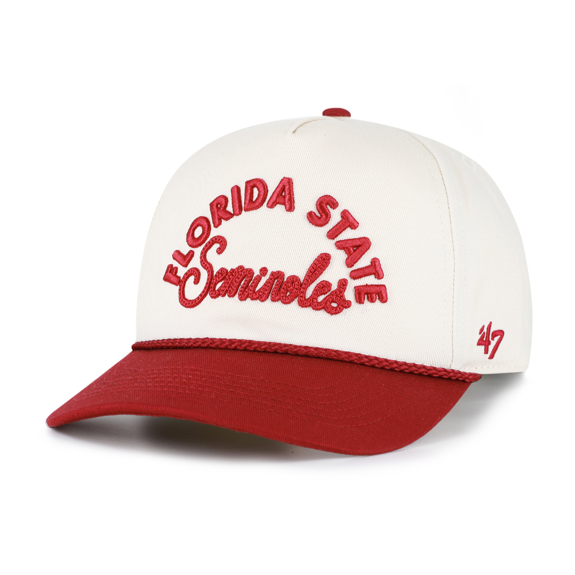 Women's '47 Cream/Garnet Florida State Seminoles Rope Script Hitch Adjustable Hat