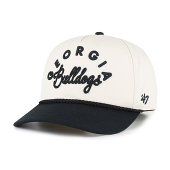 Women's '47 Cream/Black Georgia Bulldogs Rope Script Hitch Adjustable Hat