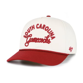 Women's '47 Cream/Garnet South Carolina Gamecocks Rope Script Hitch Adjustable Hat