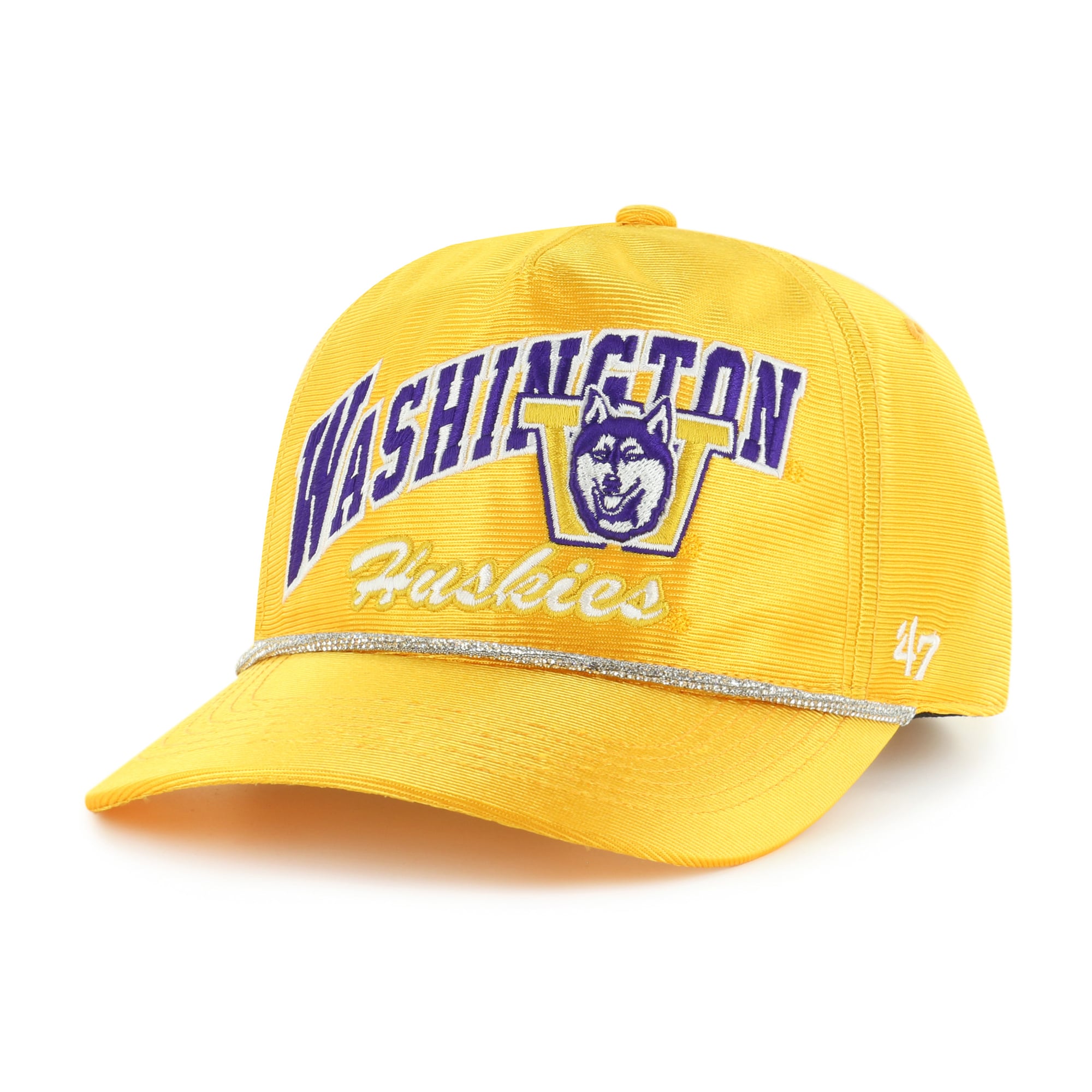 Women's '47 Gold Washington Huskies Glitter Hitch Adjustable Hat