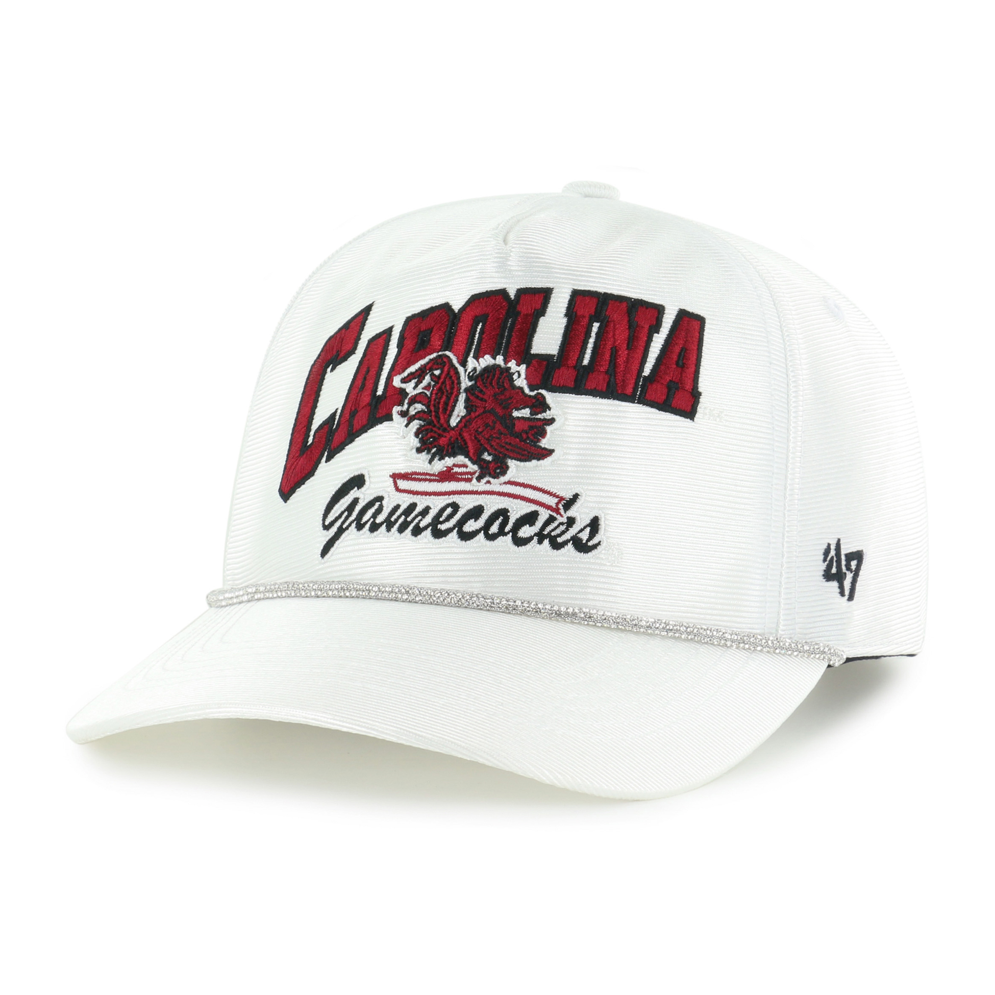 Women’s ’47 White South Carolina Gamecocks Glitter Hitch Adjustable Hat Women’s ’47 White South Carolina Gamecocks Glitter Hitch Adjustable Hat
