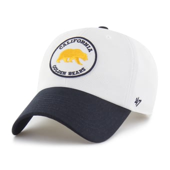 Unisex '47 White/Navy Cal Bears Pique Patch Clean Up Adjustable Hat