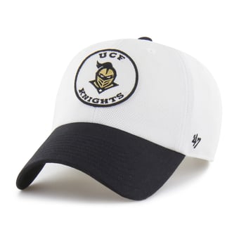 Unisex '47 White/Black UCF Knights Pique Patch Clean Up Adjustable Hat