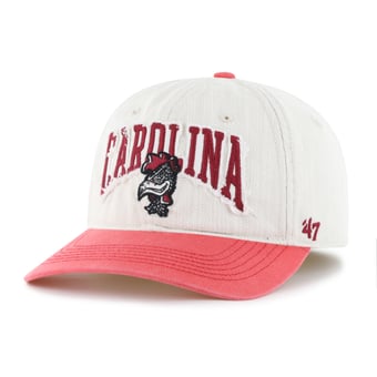 Unisex '47  Cream South Carolina Gamecocks Well Worn Clean Up Stretch Fit Hat