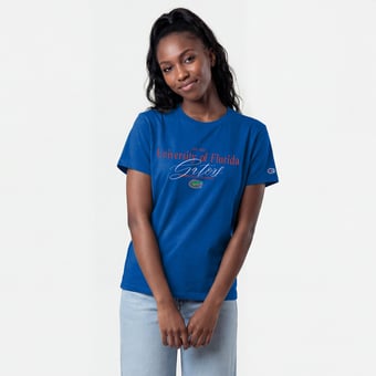 Women's Champion Royal Florida Gators Lifestyle T-Shirt