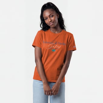 Women's Champion  Orange Florida Gators Lifestyle T-Shirt