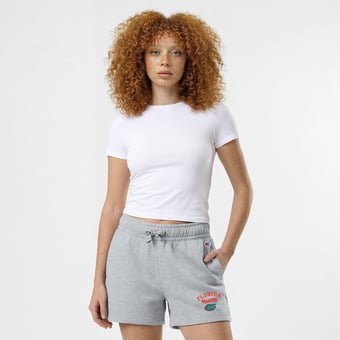 Women's Champion  Black Florida Gators Powerblend Elastic Waist Shorts