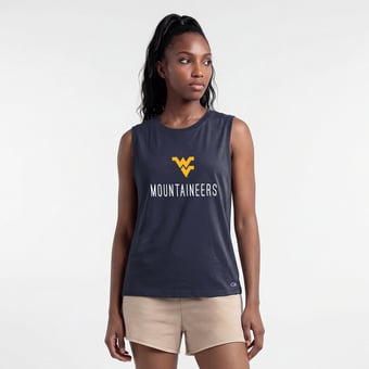 Women's Champion  Navy West Virginia Mountaineers Lifestyle Tank Top