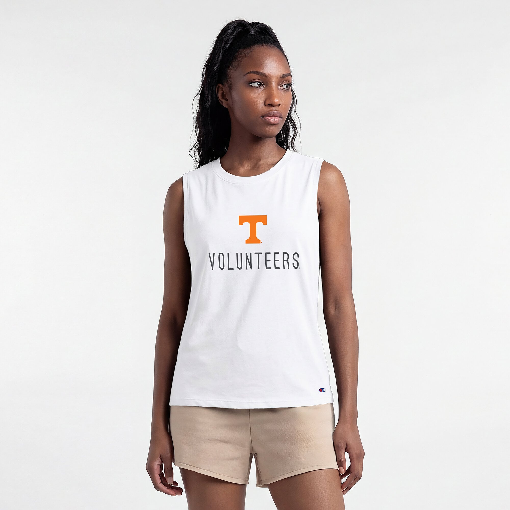 Women's Champion  White Tennessee Volunteers Lifestyle Tank Top