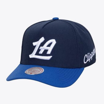 Men's Mitchell & Ness Navy LA Clippers Legendary Pro Pinch Snapback Hat