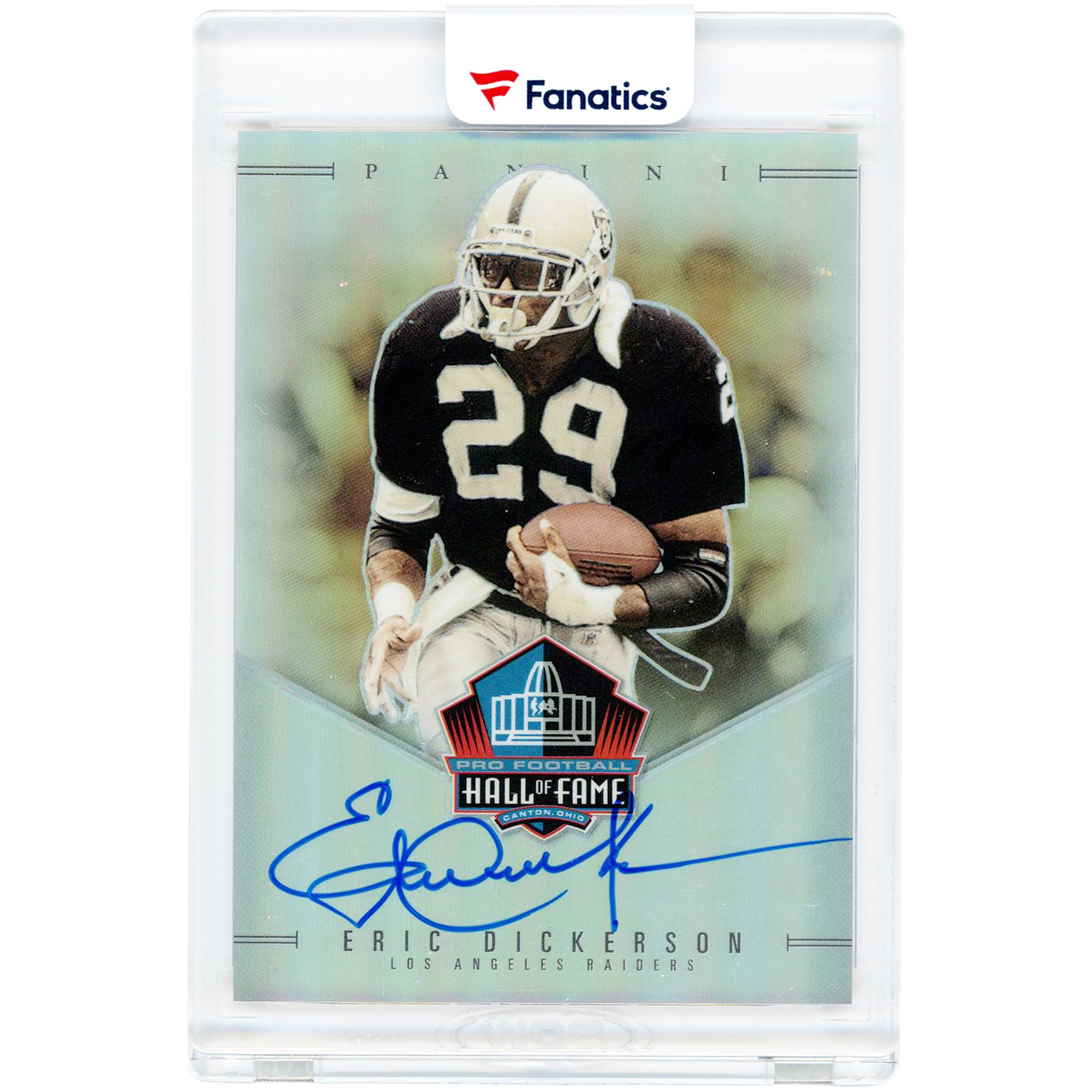 Eric Dickerson Los Angeles Raiders Autographed 2023 Panini Hall Of Fame #ED #4/50 Card
