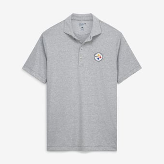 Men's johnnie-O  Silver Pittsburgh Steelers Lyndon Performance Polo