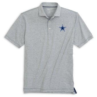 Men's johnnie-O  Heather Gray Dallas Cowboys Lyndon Performance Polo