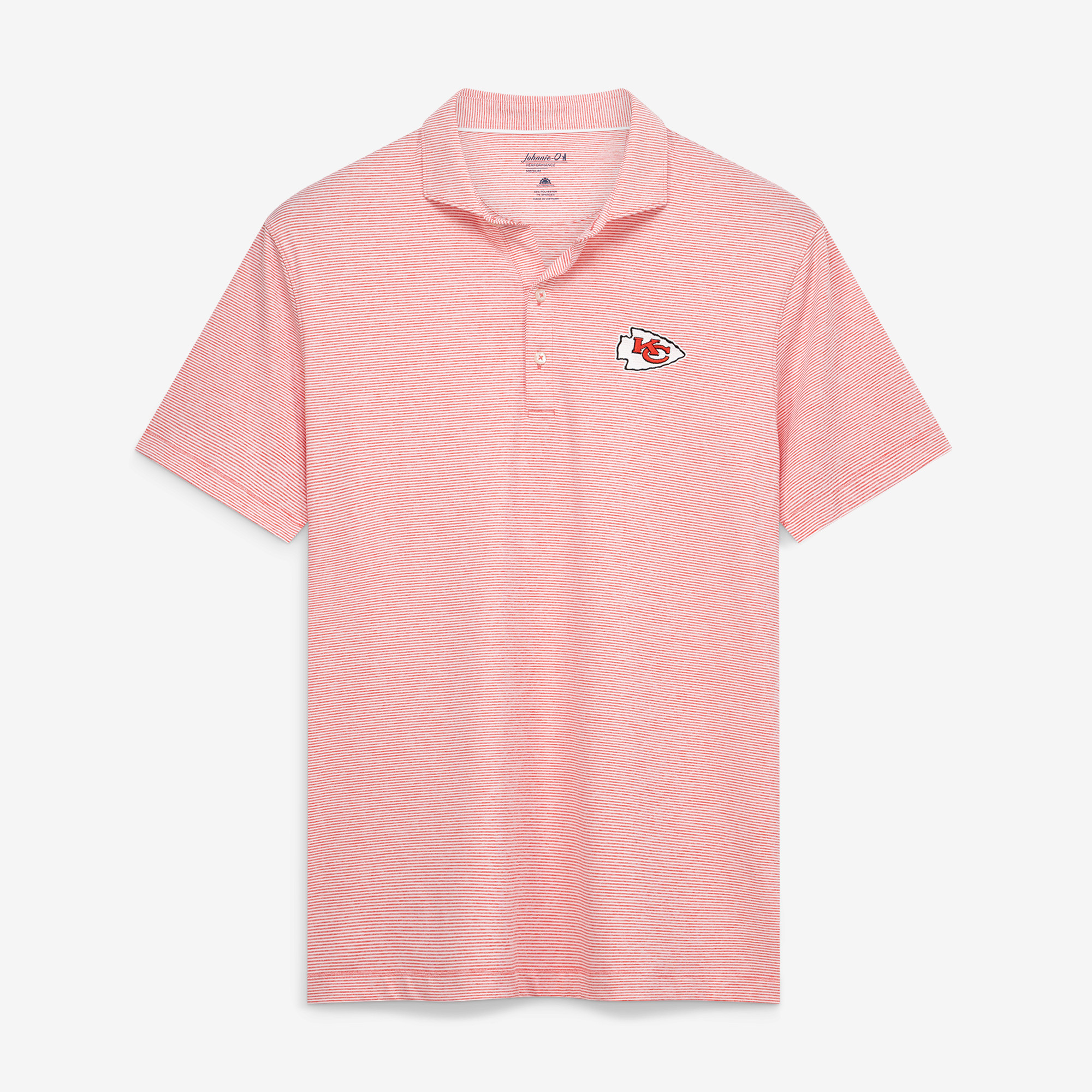 Men's johnnie-O  Red Kansas City Chiefs Lyndon Performance Polo