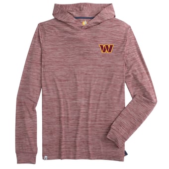 Men's johnnie-O  Burgundy Washington Commanders Talon Long Sleeve Hooded T-Shirt