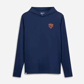 Men's johnnie-O  Navy Chicago Bears Talon Long Sleeve Hooded T-Shirt