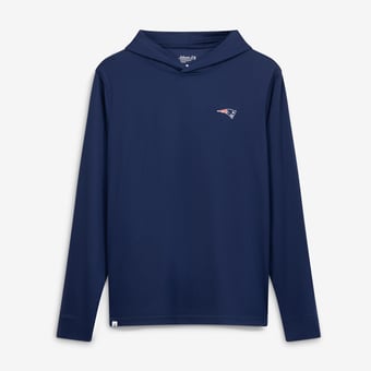 Men's johnnie-O  Navy New England Patriots Talon Long Sleeve Hooded T-Shirt
