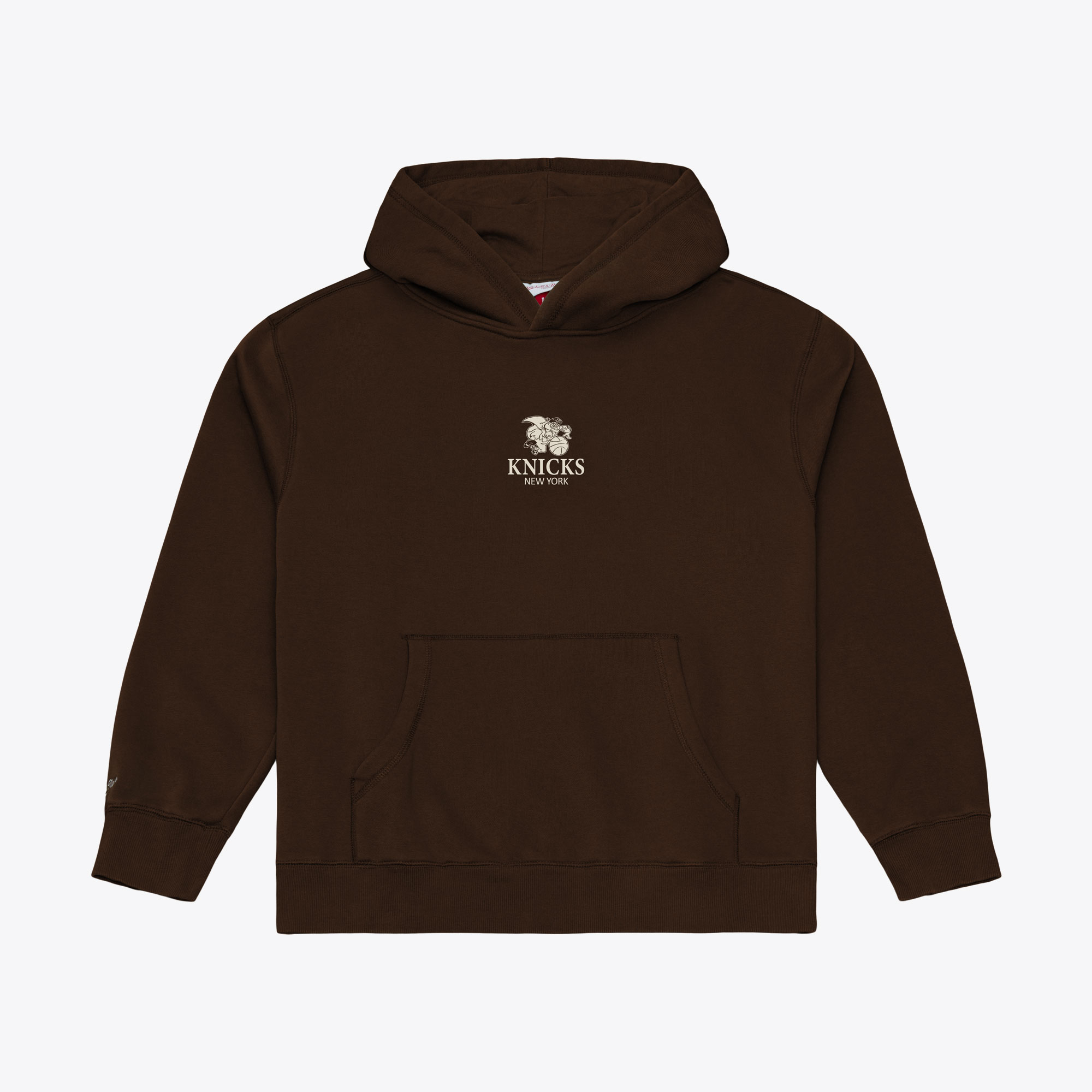 Mitchell & Ness Men's Brown New York Knicks Core Essentials Chocolate Hoodie - Brown