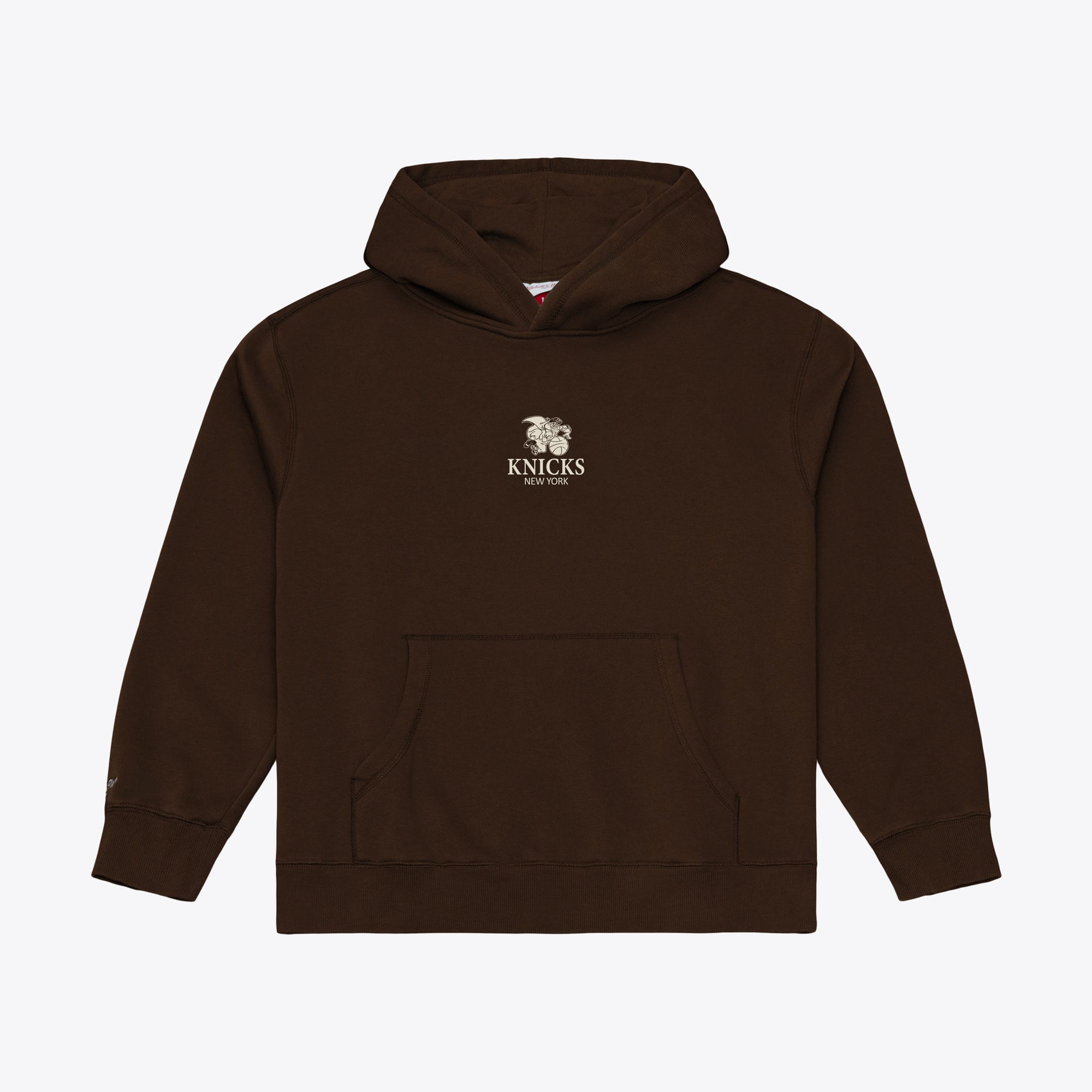 Mitchell & Ness Men's Brown New York Knicks Core Essentials Chocolate Hoodie - Brown