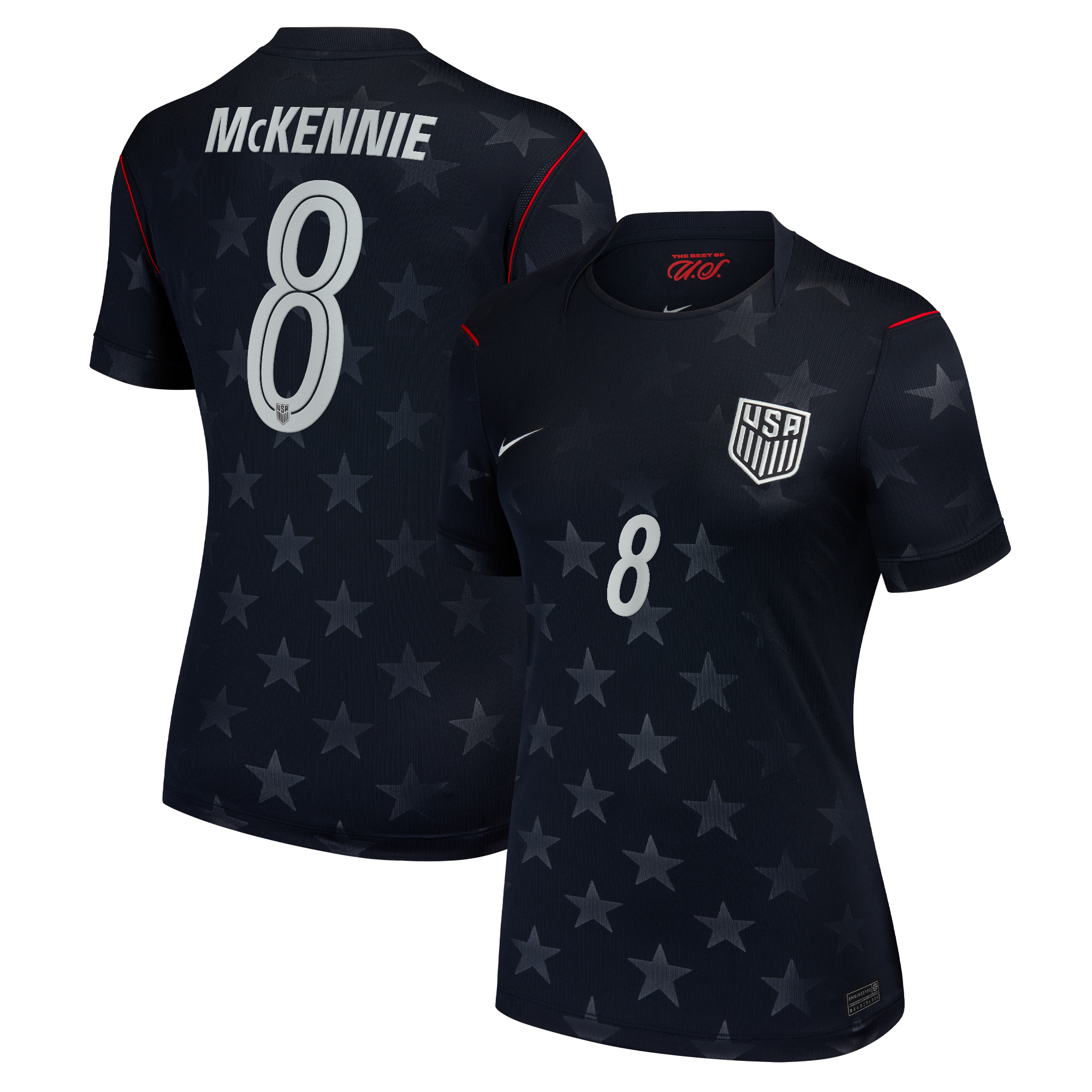 Women's Nike Weston McKennie Blue USMNT 2026 Away Stadium Replica Jersey