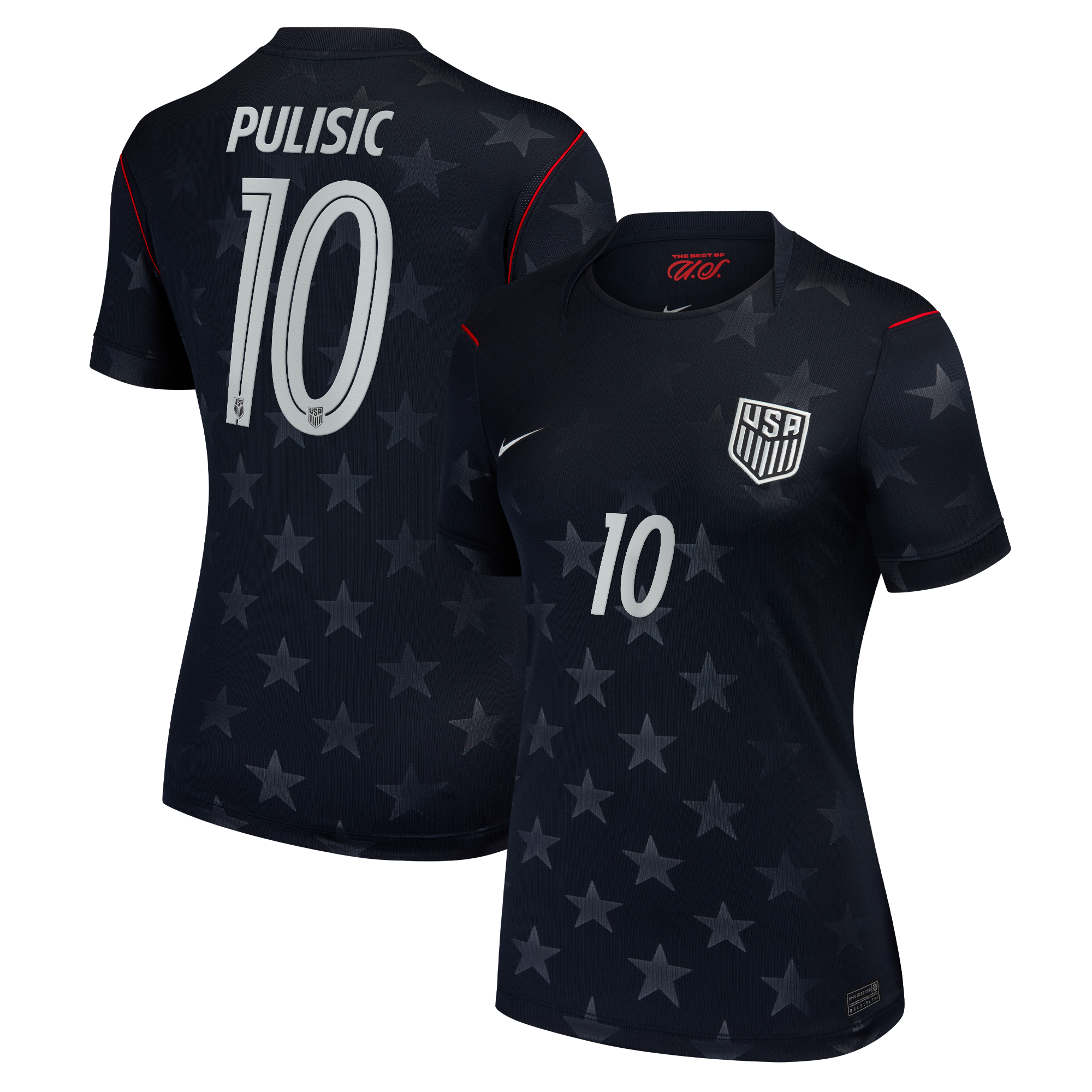 Women's Nike Christian Pulisic Blue USMNT 2026 Away Stadium Replica Jersey