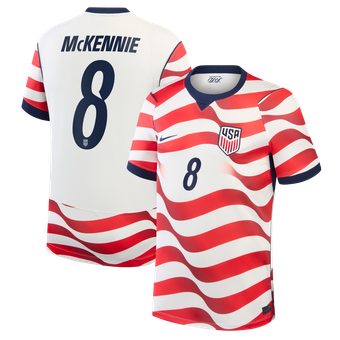Men's Nike Weston McKennie White USMNT 2026 Home Stadium Replica Jersey