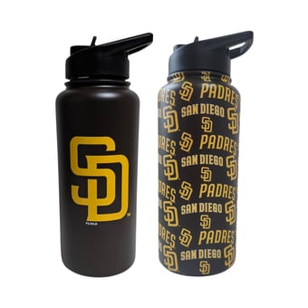 Pegasus San Diego Padres Game Day Duo 41oz. Stainless Steel Water Bottle Set