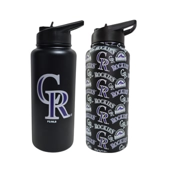 Pegasus Colorado Rockies Game Day Duo 41oz. Stainless Steel Water Bottle Set