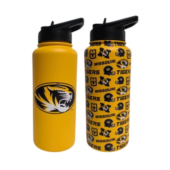 Pegasus Missouri Tigers Game Day Duo 41oz. Stainless Steel Water Bottle Set