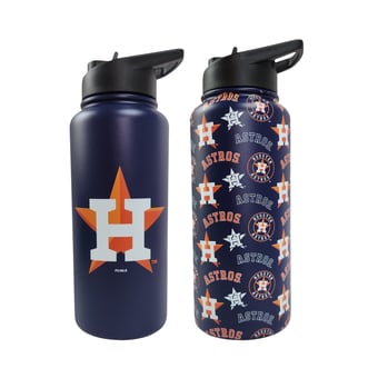Pegasus Houston Astros Game Day Duo 41oz. Stainless Steel Water Bottle Set