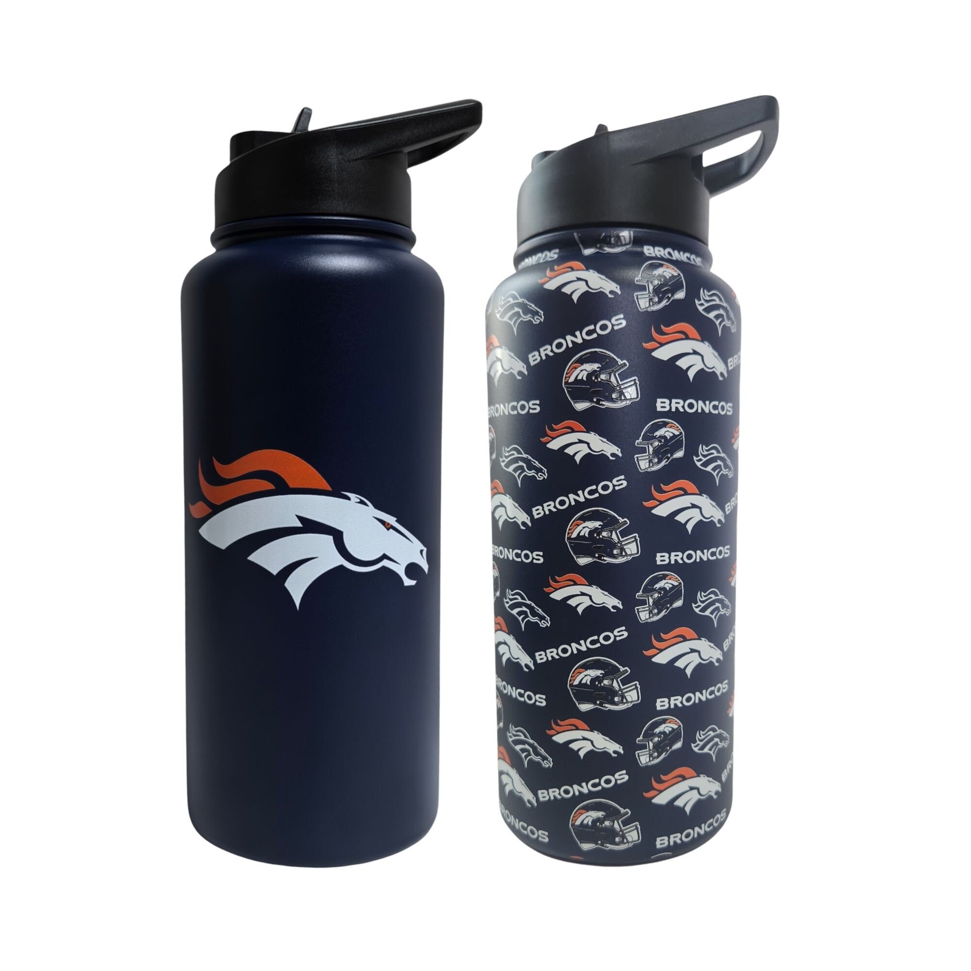 Pegasus Denver Broncos Game Day Duo 41oz. Stainless Steel Water Bottle Set