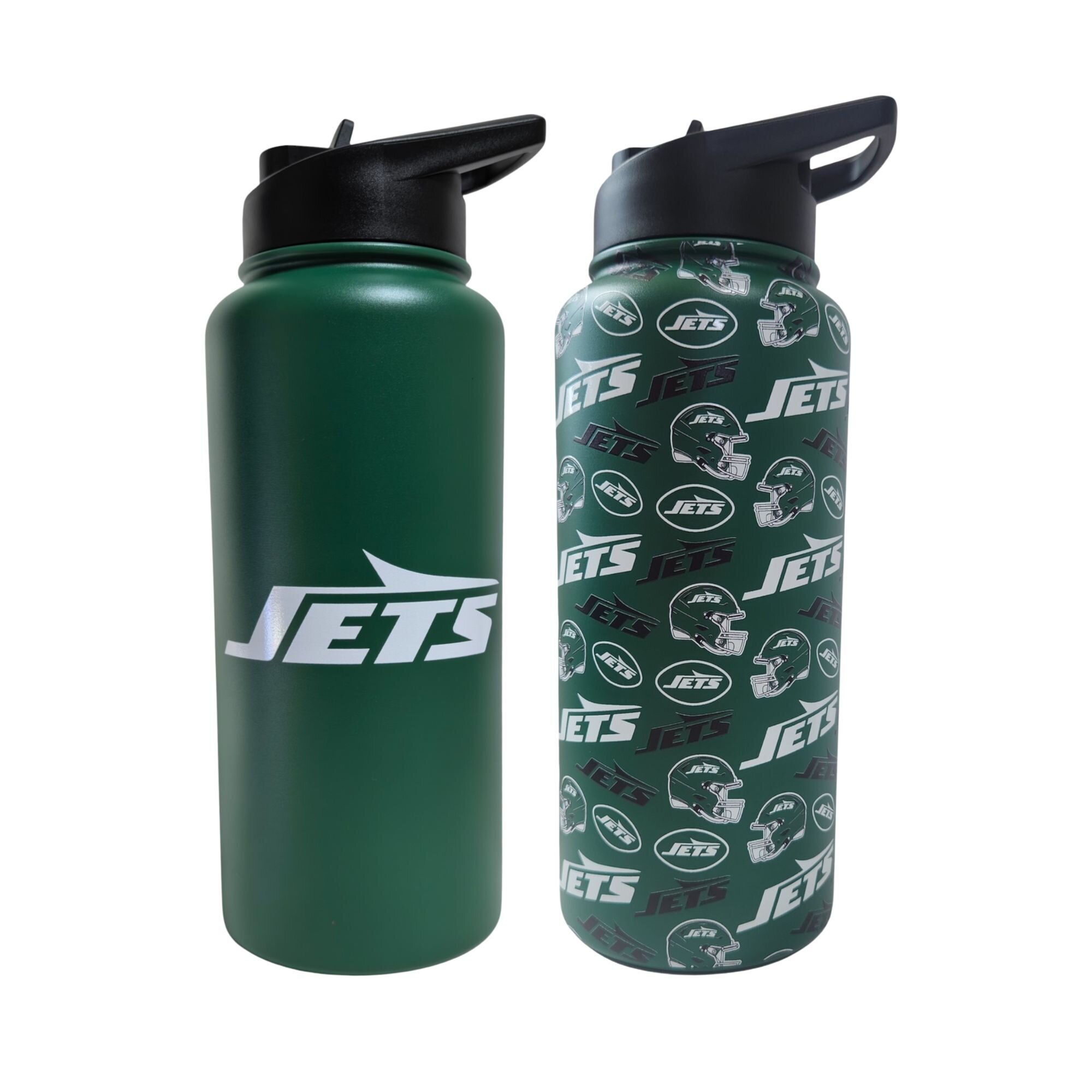 Pegasus New York Jets Game Day Duo 41oz. Stainless Steel Water Bottle Set