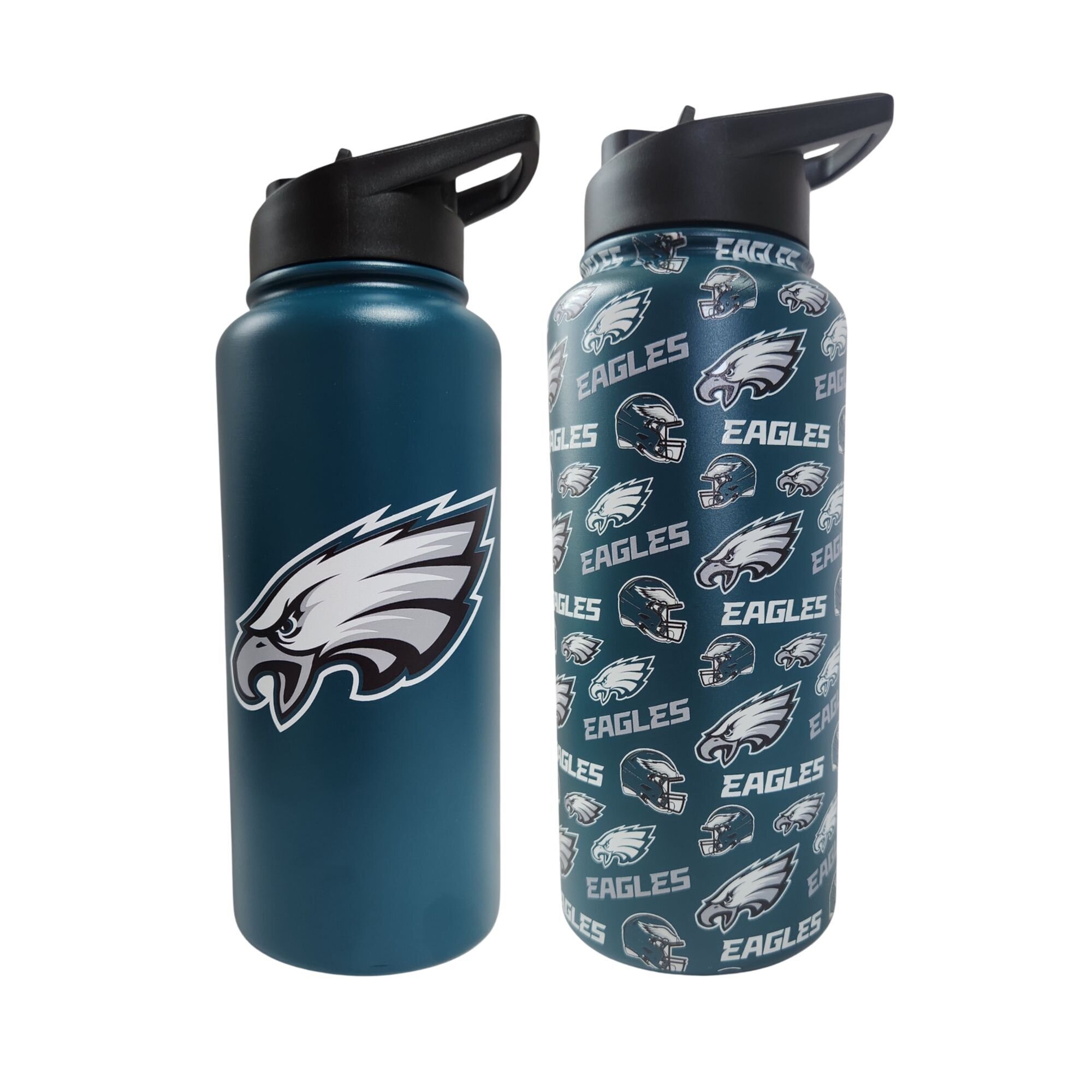 Pegasus Philadelphia Eagles Game Day Duo 41oz. Stainless Steel Water Bottle Set