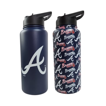 Pegasus Atlanta Braves Game Day Duo 41oz. Stainless Steel Water Bottle Set