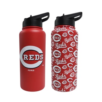 Pegasus Cincinnati Reds Game Day Duo 41oz. Stainless Steel Water Bottle Set