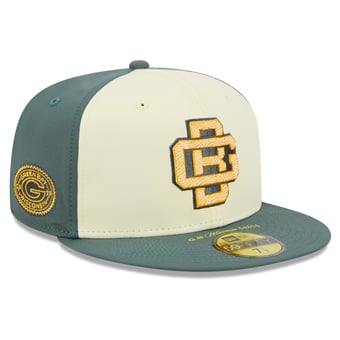 Men's New Era Cream Green Bay Packers 2026 Rivalries Collection 59FIFTY Fitted Hat
