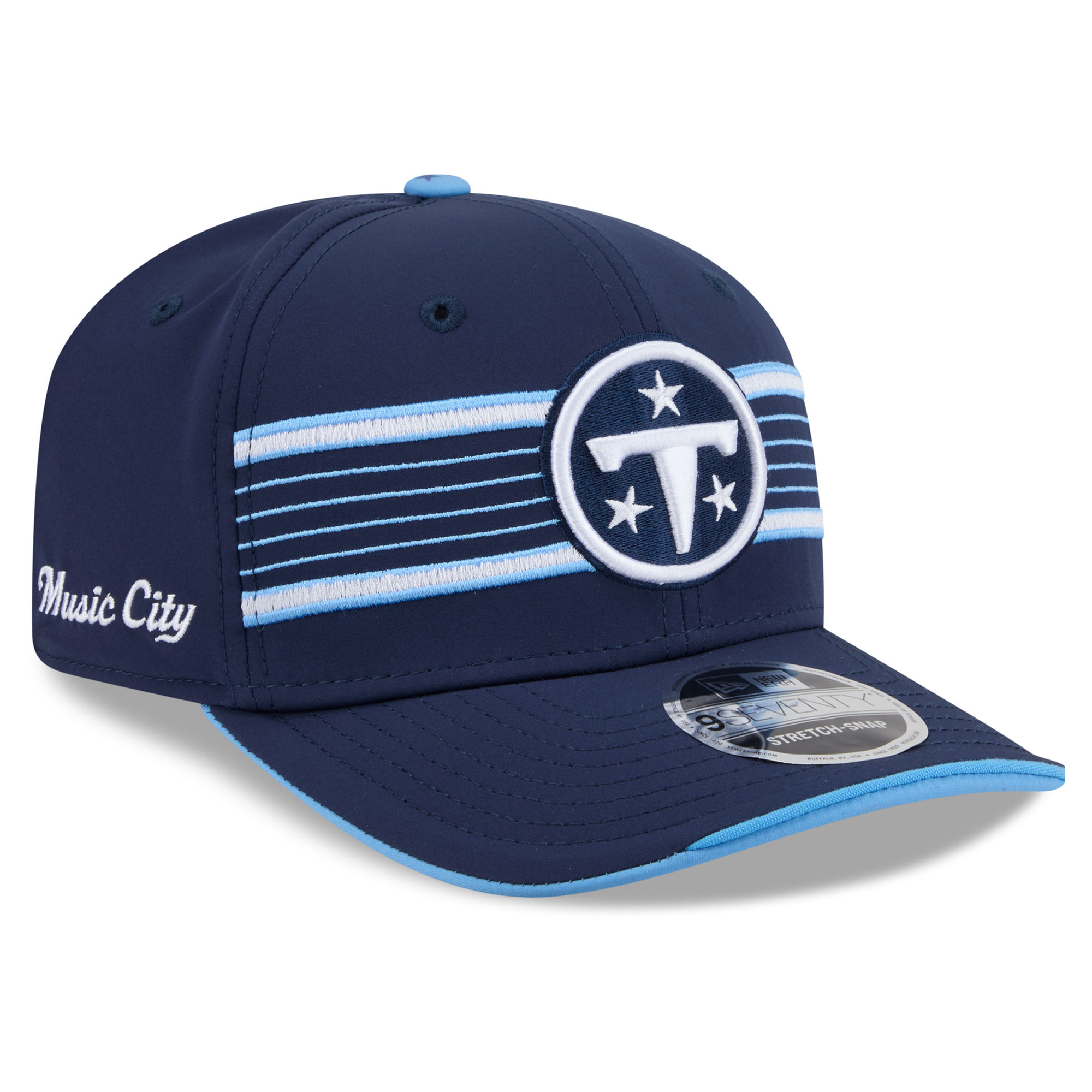 Men's New Era Navy Tennessee Titans 2026 Rivalries Collection 9SEVENTY Adjustable Hat